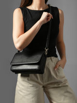 Sac Bandouli�re M Tradition Cuir Etrier Noir tradition ETRA207M-vue-porte